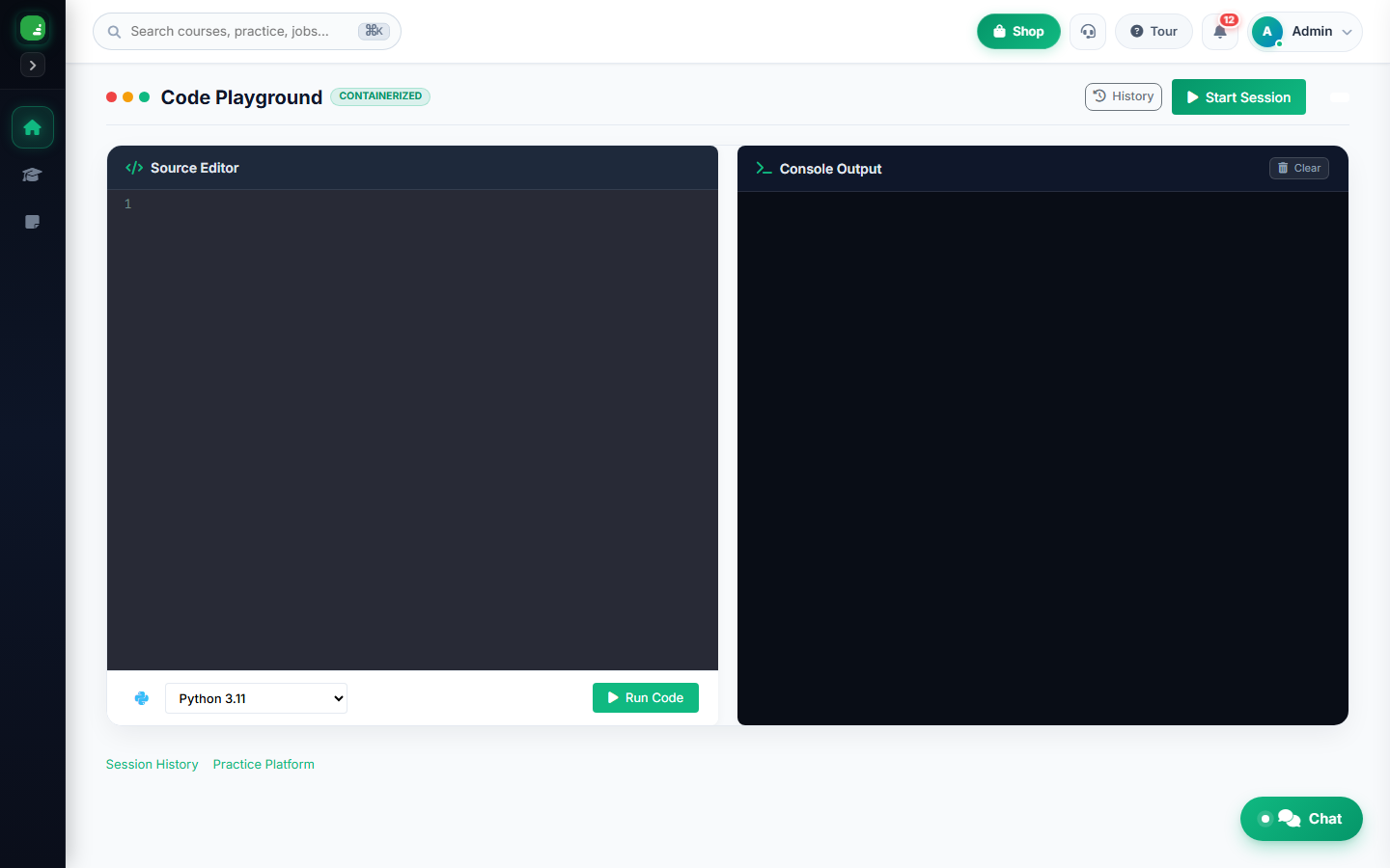 Unlockian In-Browser Cloud Compiler & Runtime